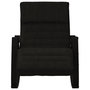 Voir la diapositive 3 : VIDAXL Chaise a bascule Noir Tissu