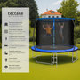 Voir la diapositive 2 : tectake Trampoline Ø 305 cm certifié GS noir/bleu