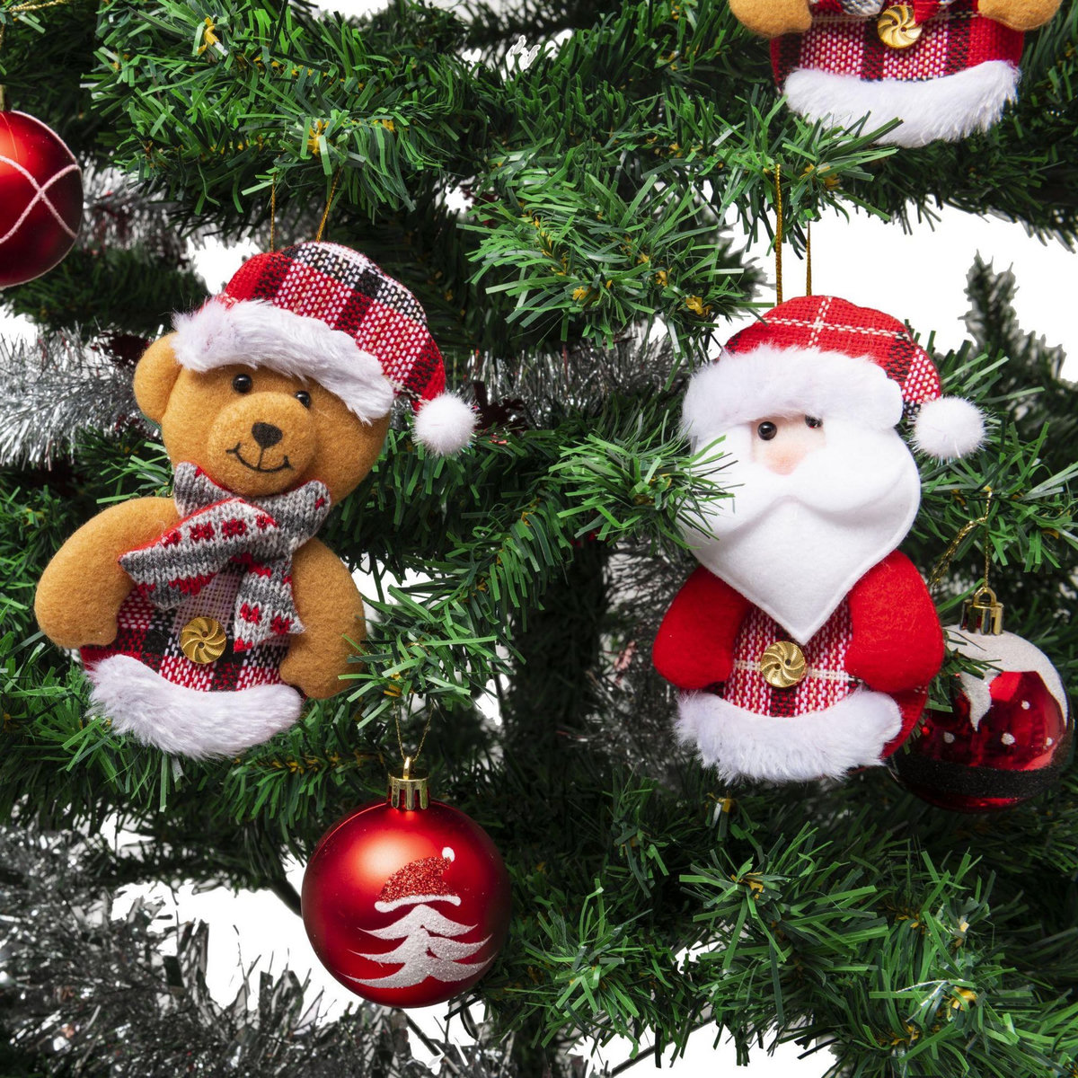 WERKAPRO Décoration Père Noël à suspendre  8 x 13 cm