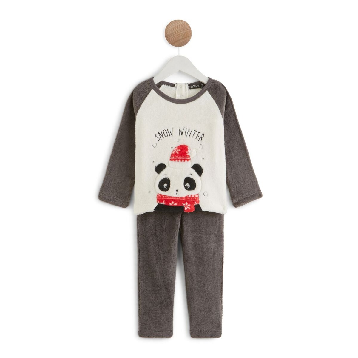 IN EXTENSO Pyjama peluche panda noël bébé garçon