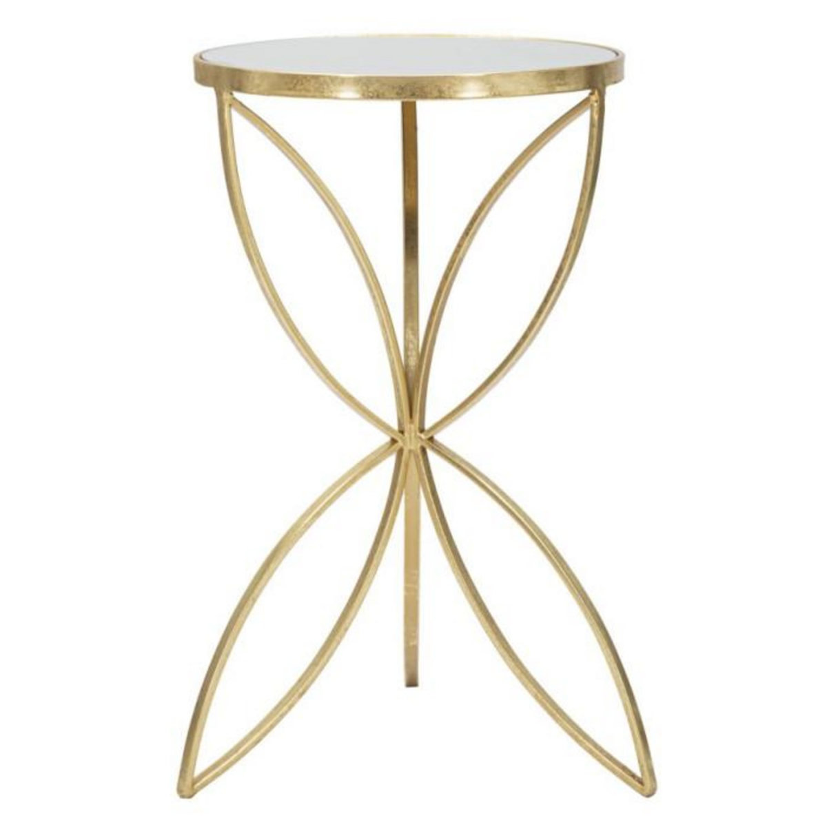 Paris Prix Table d'Appoint Design  Butterfly  60cm Or