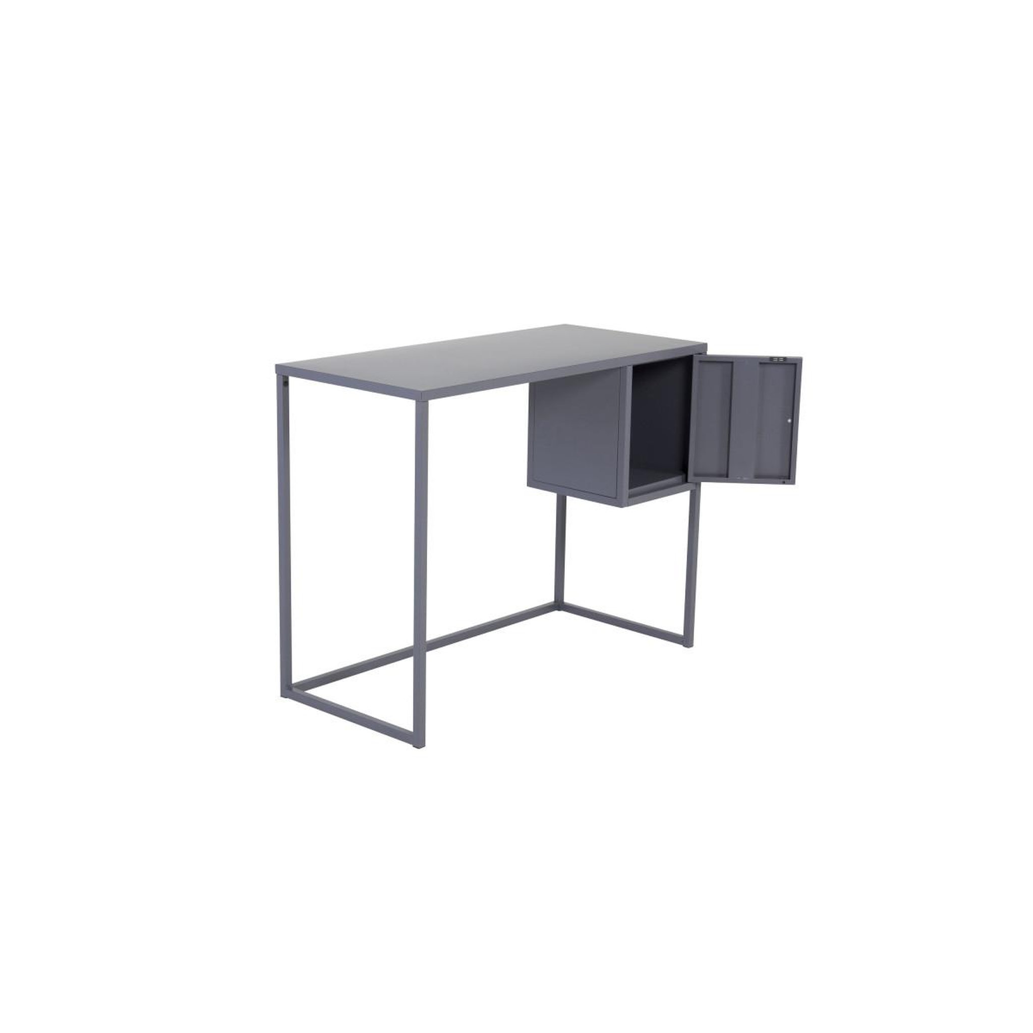 Voir la diapositive 3 : Paris Prix Bureau design avec porte  bakal  95cm gris