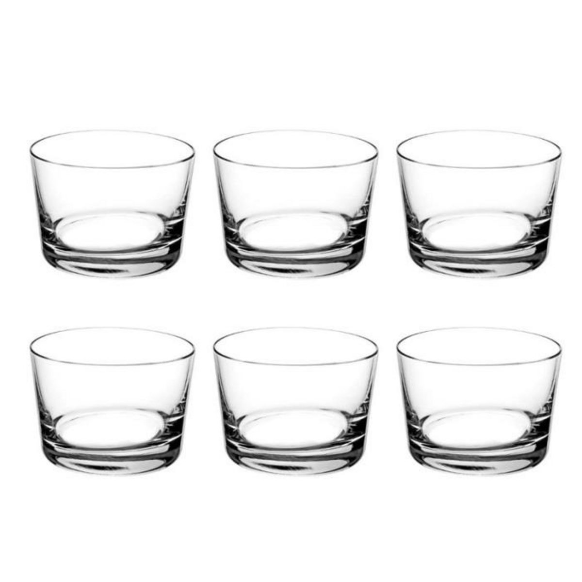 SECRET DE GOURMET Lot de 6 Verrines en Verre  Bodega  6cm Transparent