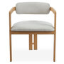 Voir la diapositive 4 : Paris Prix Lot de 2 Chaises Design  Galia  75cm Beige & Naturel
