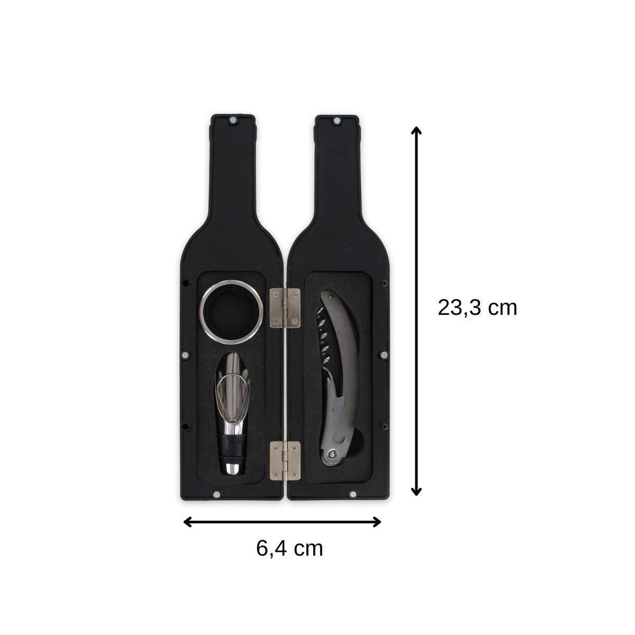 Voir la diapositive 3 : Fackelmann Coffret cadeau pour bouteille de vin fackelmann