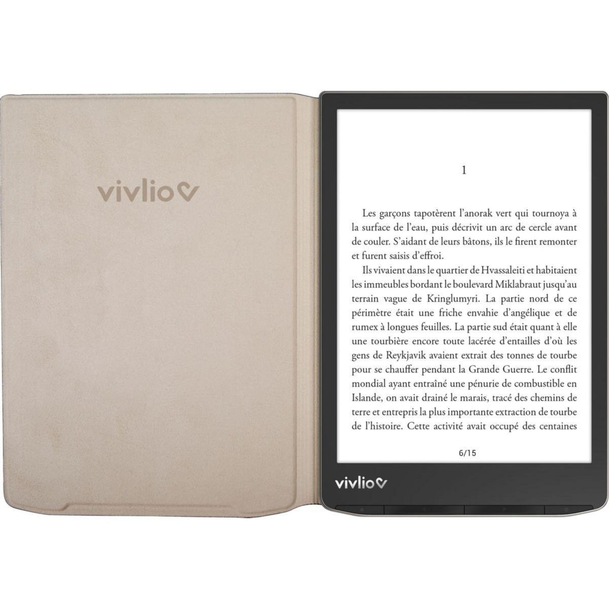 VIVLIO Housse avec clips Inkpad 4 - Noire