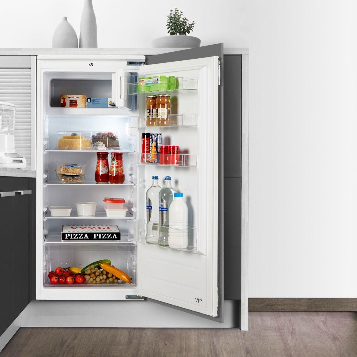 ESSENTIEL B Réfrigérateur 1 porte encastrable ERFI125-55miB1