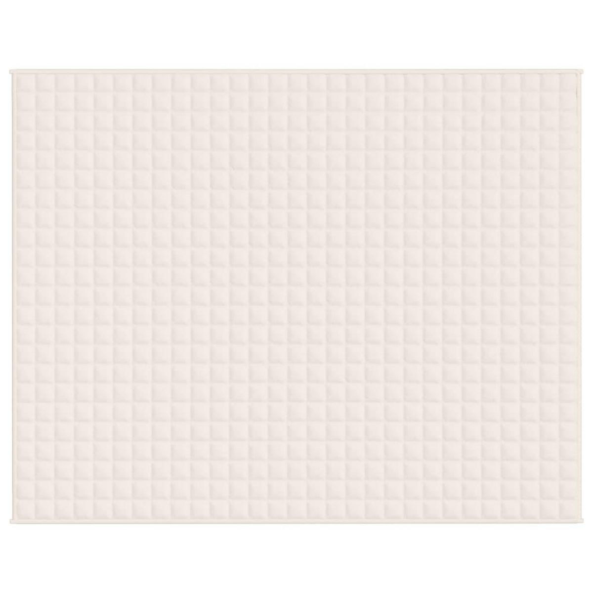 VIDAXL Couverture lestee Creme clair 235x290 cm 15 kg Tissu