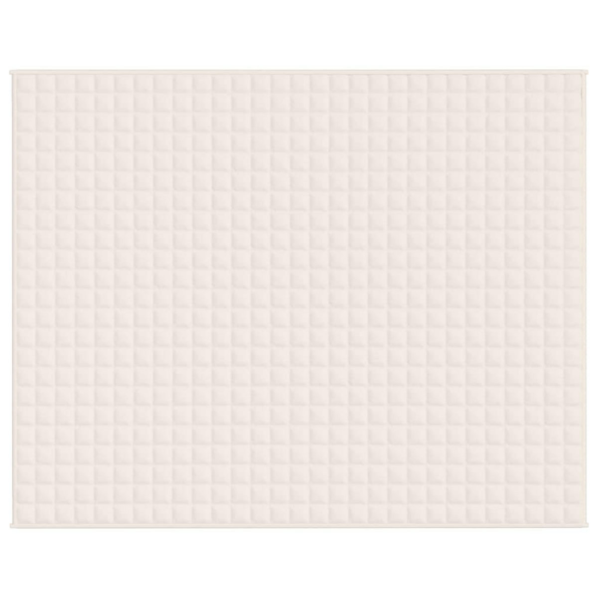VIDAXL Couverture lestee Creme clair 235x290 cm 15 kg Tissu