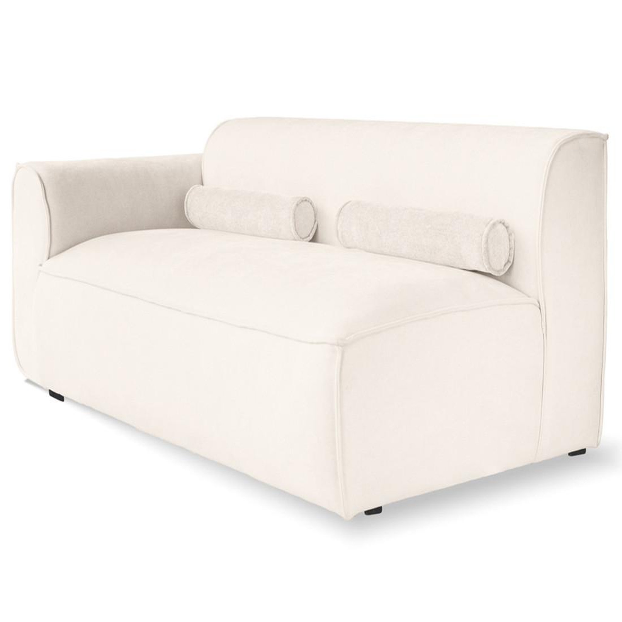 Voir la diapositive 1 : BEST MOBILIER Felix - module d'assise gauche en tissu texturé