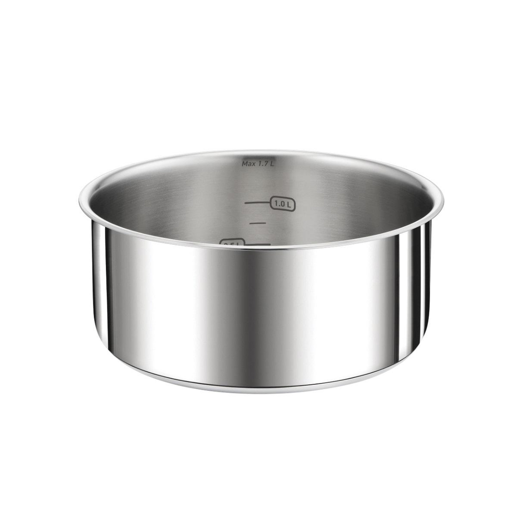Voir la diapositive 5 : TEFAL Casserole acier inoxydable 16 cm gris - L8982804