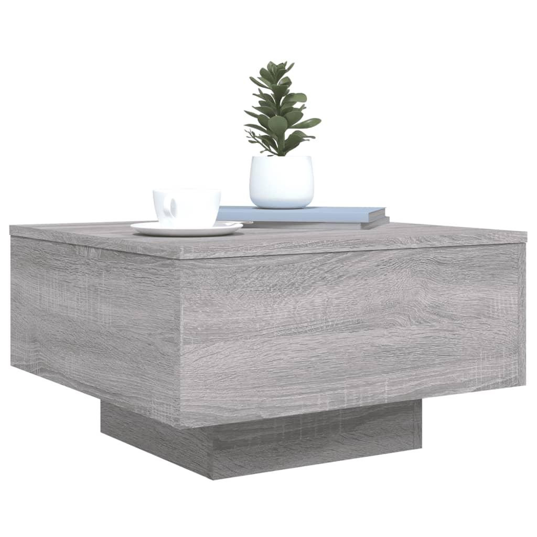 Voir la diapositive 4 : VIDAXL Table basse sonoma gris 55x55x31 cm bois d'ingenierie