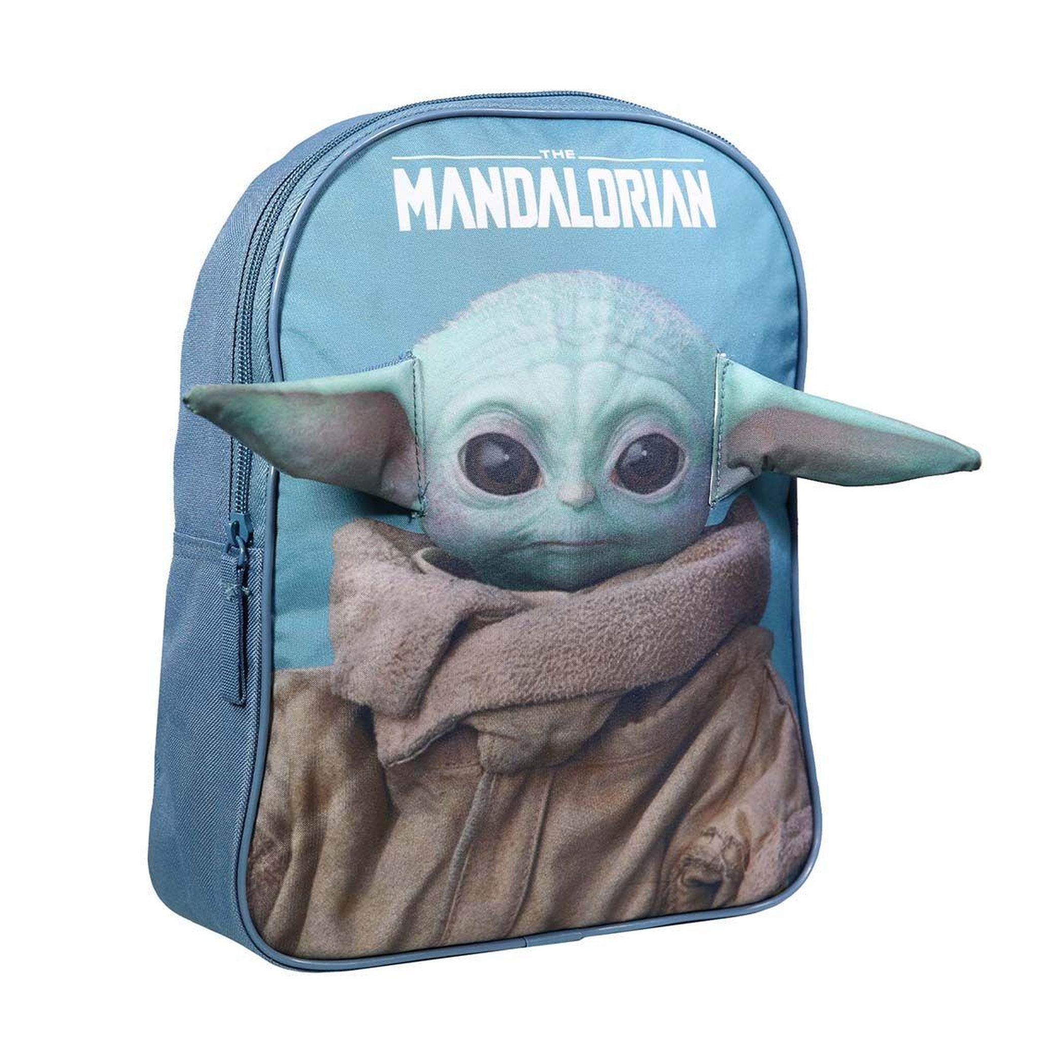 Voir la diapositive 2 : Bagtrotter Sac à dos 31 cm avec détails 3D Baby Yoda Star Wars / The Mandalorian Bleu Bagtrotter