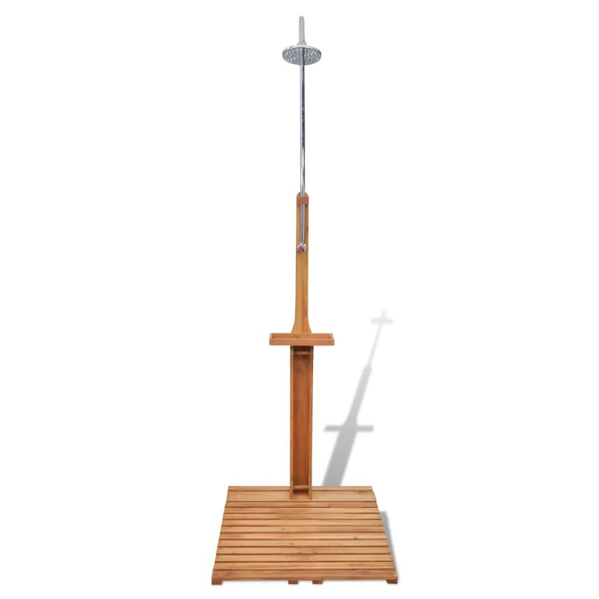 Voir la diapositive 2 : VIDAXL Douche de jardin en bois