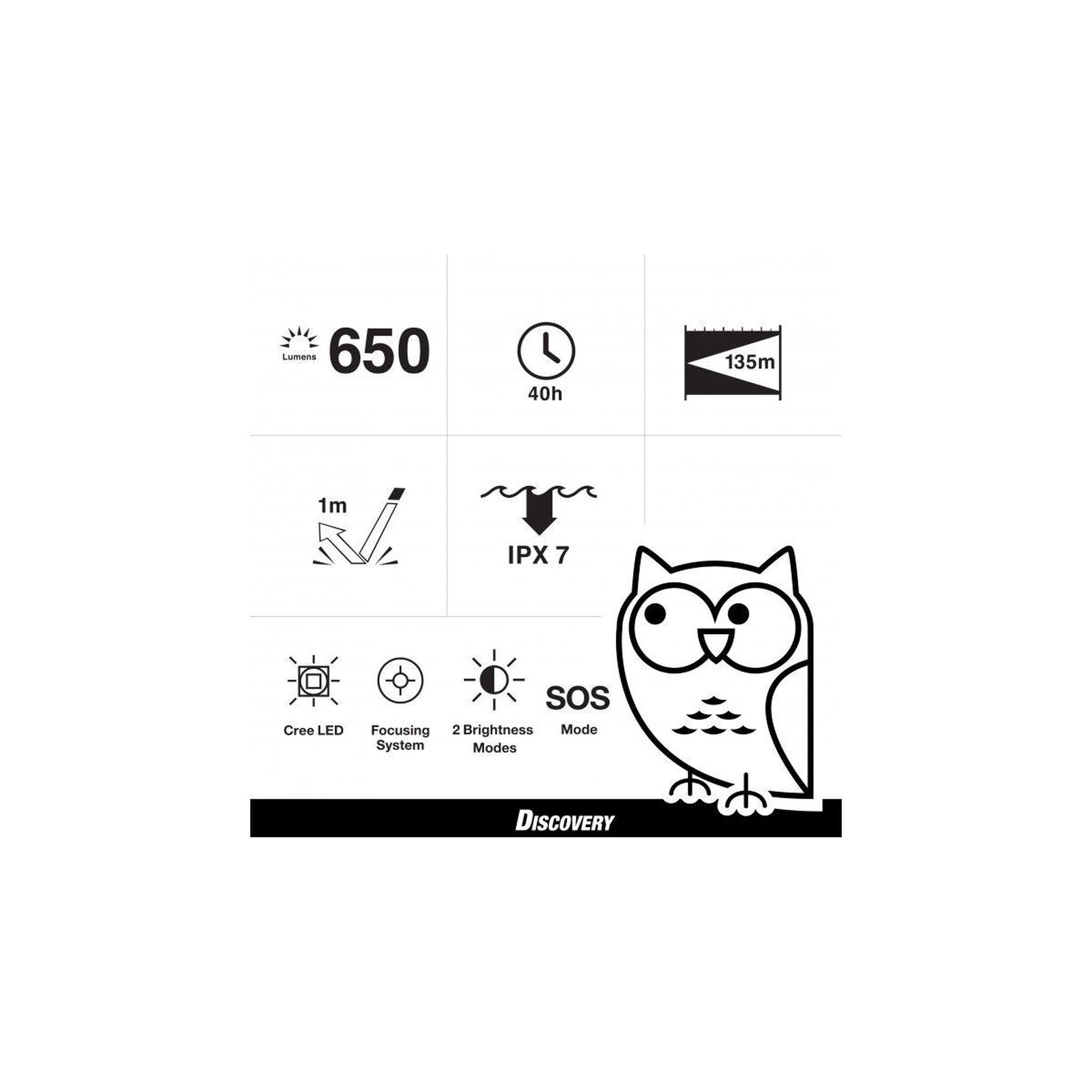 Voir la diapositive 5 : GP BATTERIES Lampe LED Rechargeable 650 Lumens CR41