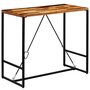 Voir la diapositive 4 : VIDAXL Table de bar Bois de recuperation massif 120x60x106 cm