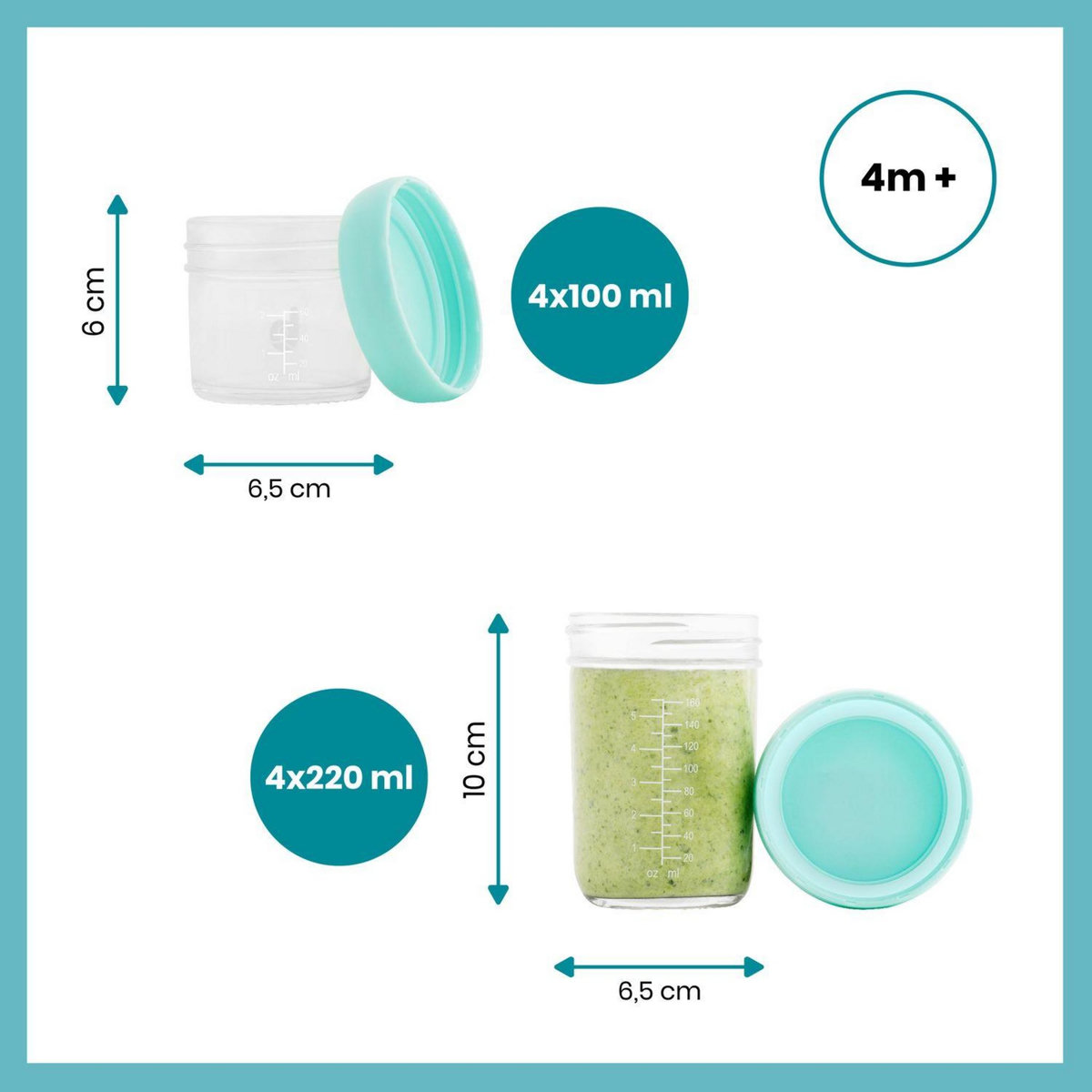 BABYMOOV Babybols en verre multiset x 8 