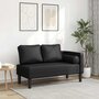 Voir la diapositive 1 : VIDAXL Chaise longue avec coussins noir similicuir