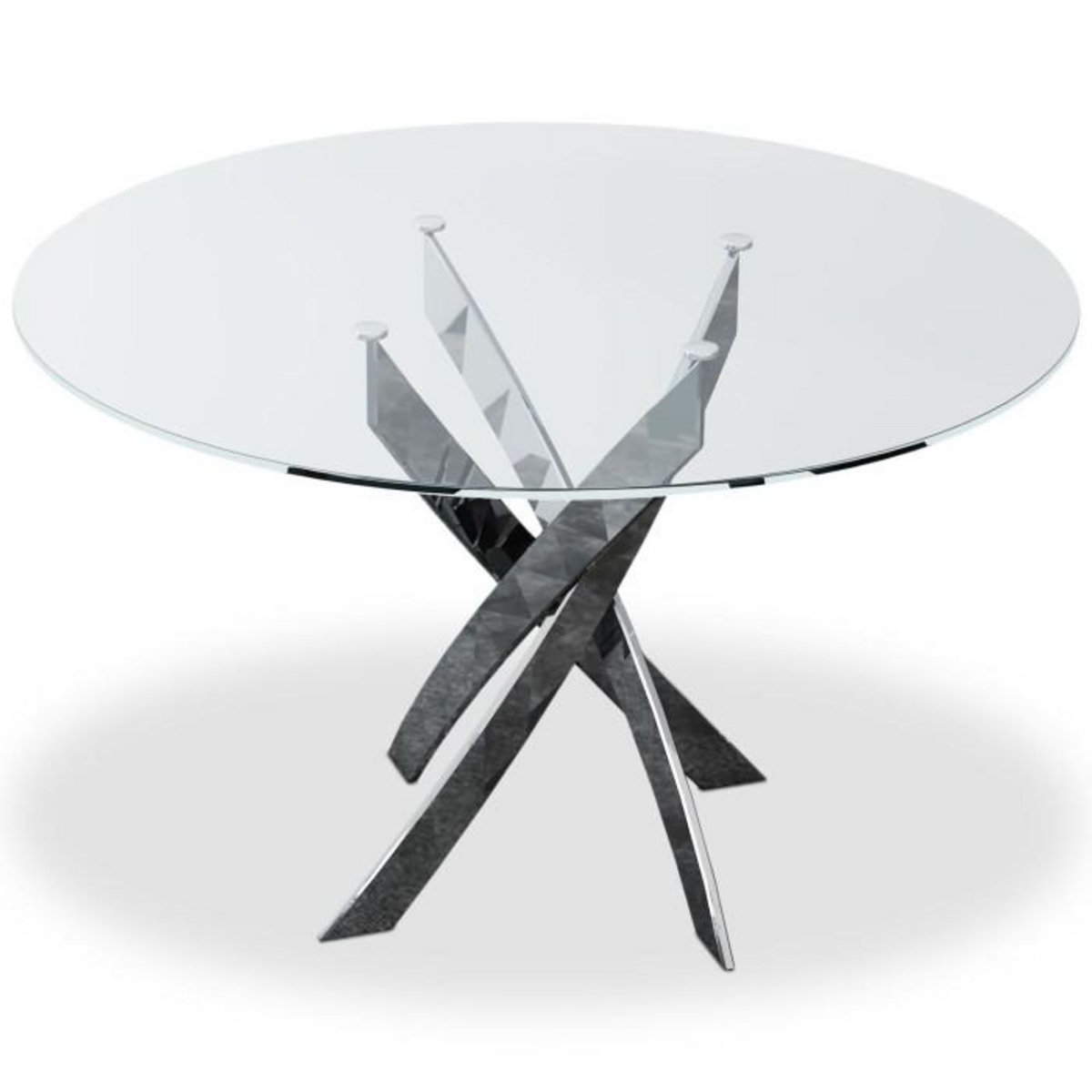 Paris Prix Table de Repas Ronde  Rixa  120cm Argent