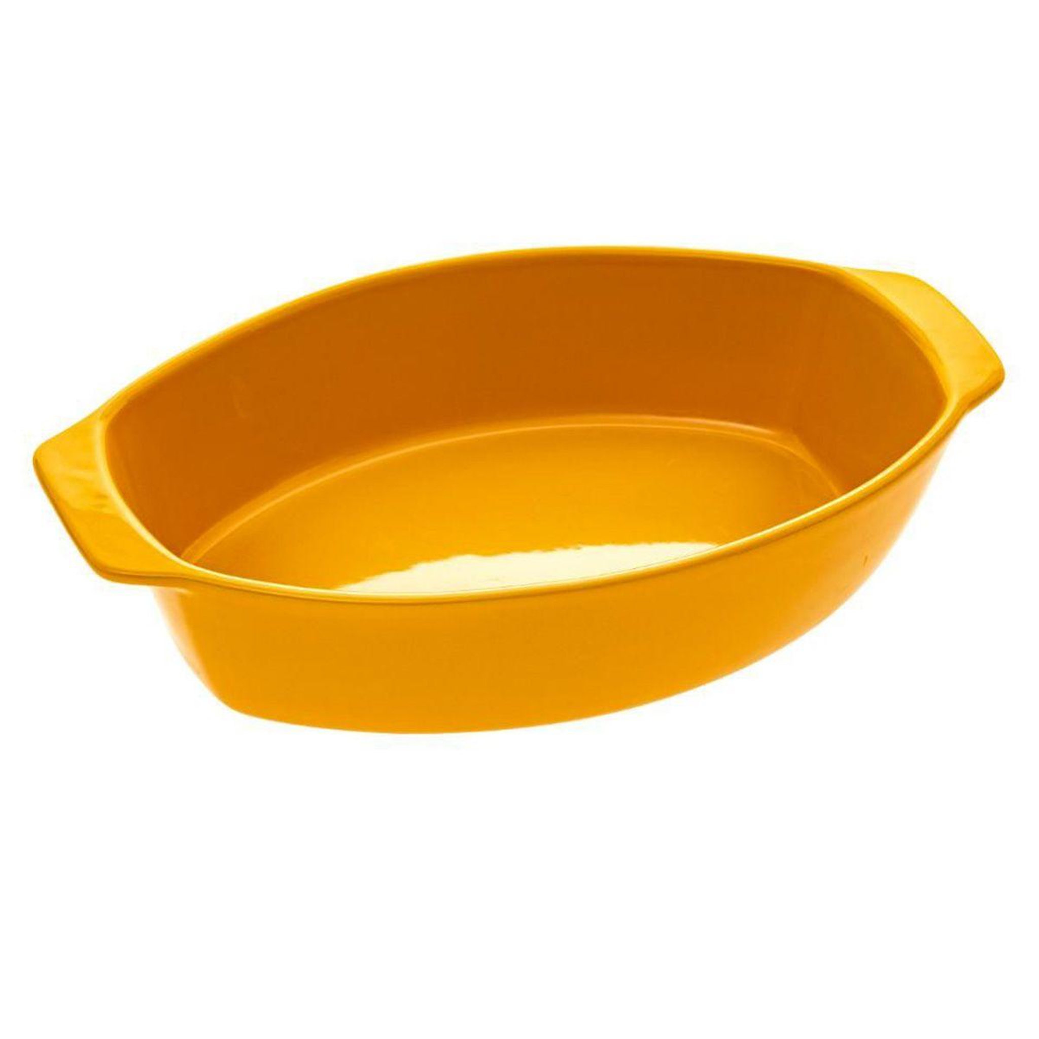 FIVE Plat à four ovale en céramique  daom  28cm jaune