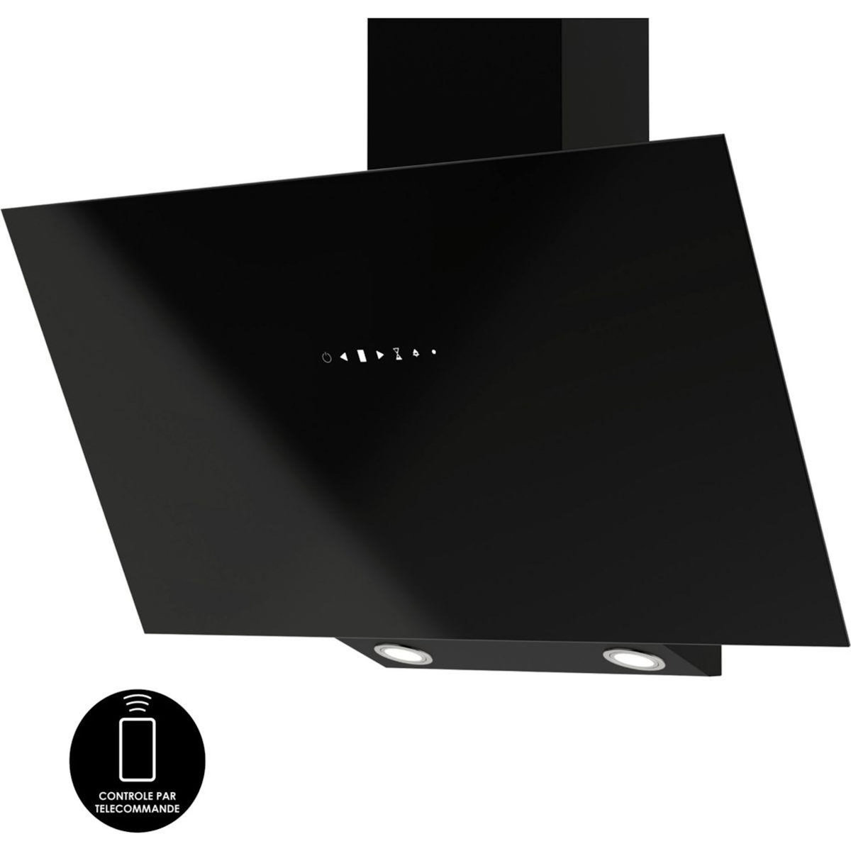 Airlux Hotte décorative murale inclinée AHMI671BK