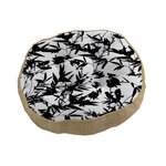 SOLEIL D'OCRE Coussin tapissier en coton rond 40x8 cm MAYLINE, par Soleil d'ocre