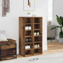 Voir la diapositive 3 : VIDAXL Etagere a chaussures vieux bois 54x34x100,5cm bois d'ingenierie
