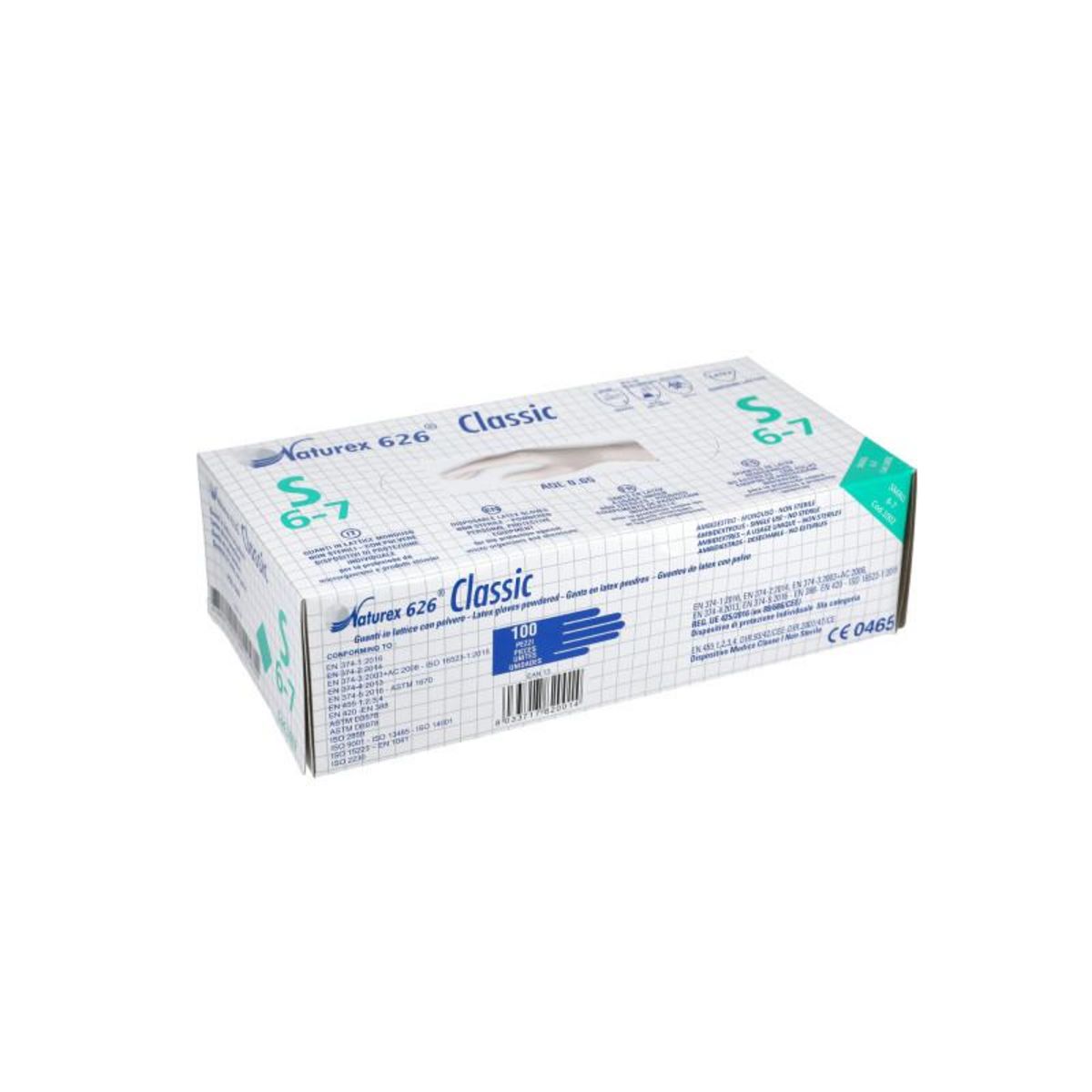 NOTRE SELECTION Boîte de 100 gants en latex poudrés blanc TS (6 7) NOTRE SELECTION 88825200 TS