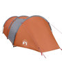 Voir la diapositive 5 : VIDAXL Tente de camping tunnel 4 personnes orange impermeable
