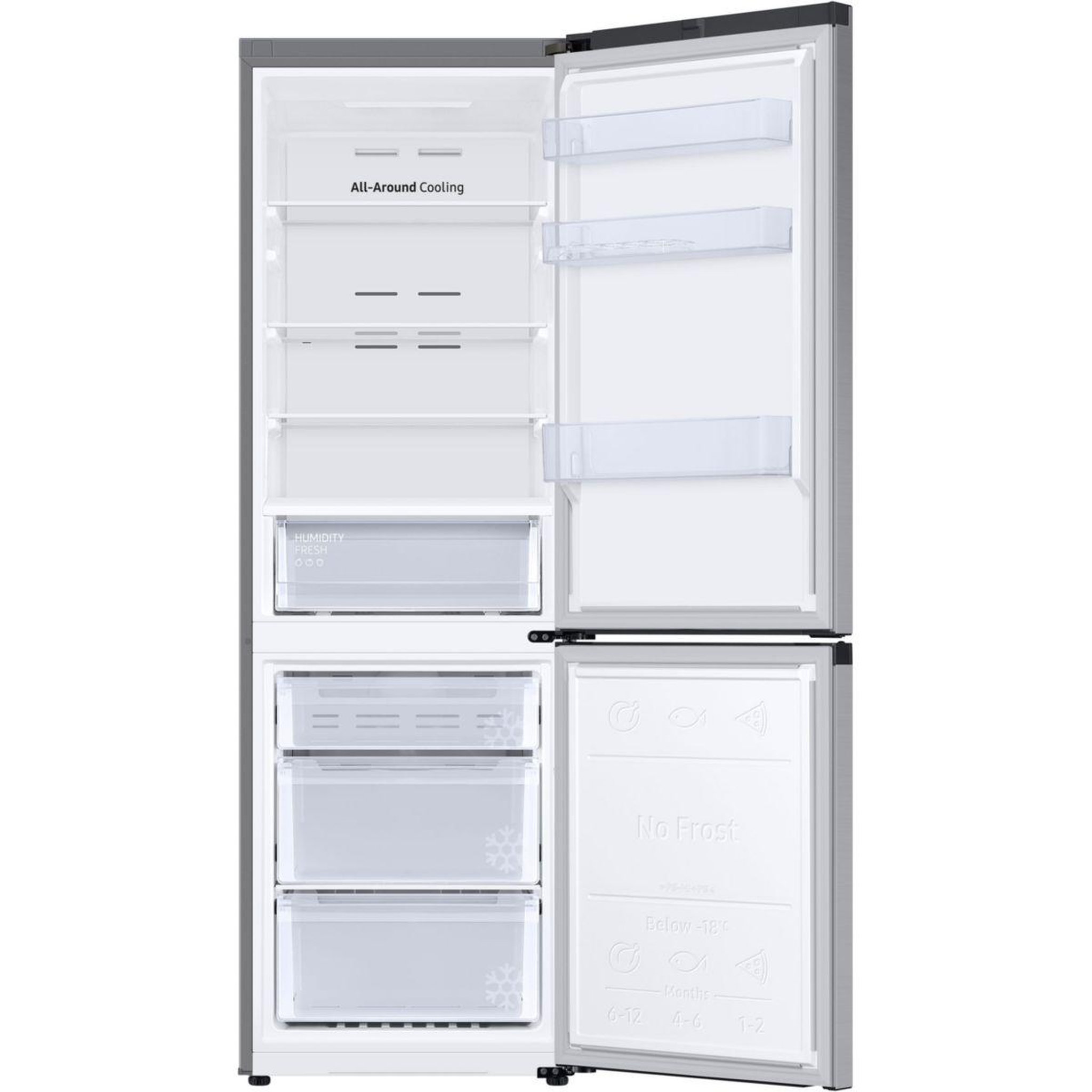 Voir la diapositive 2 : Samsung Réfrigérateur combiné RB34C600DSA