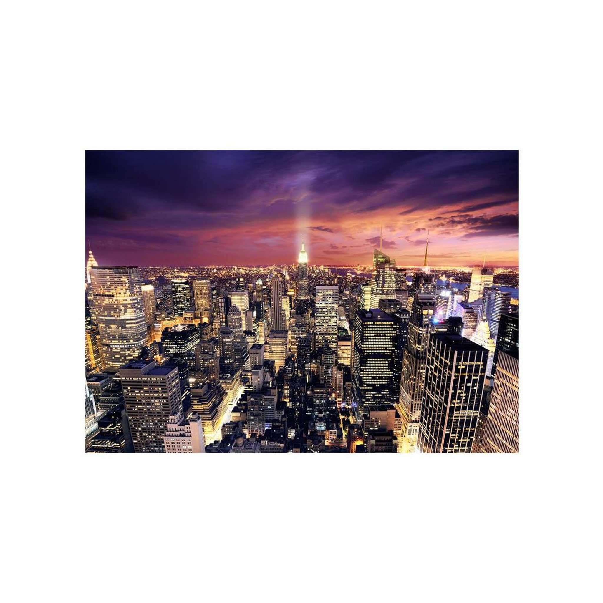 Voir la diapositive 2 : Paris Prix Papier Peint  Evening in New York City