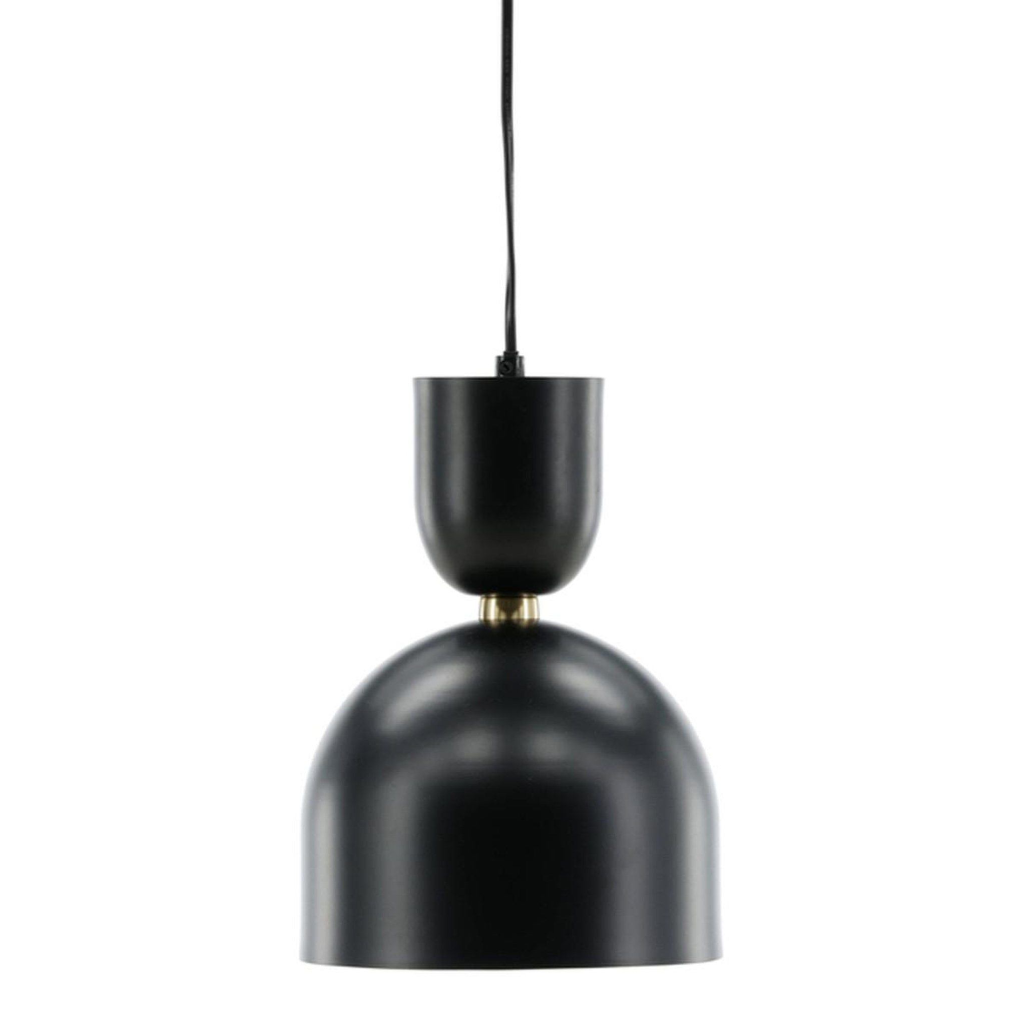 Voir la diapositive 1 : Paris Prix Lampe suspension en métal  tim  20cm noir