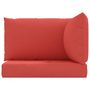 Voir la diapositive 4 : VIDAXL Coussins de palette lot de 3 rouge tissu oxford