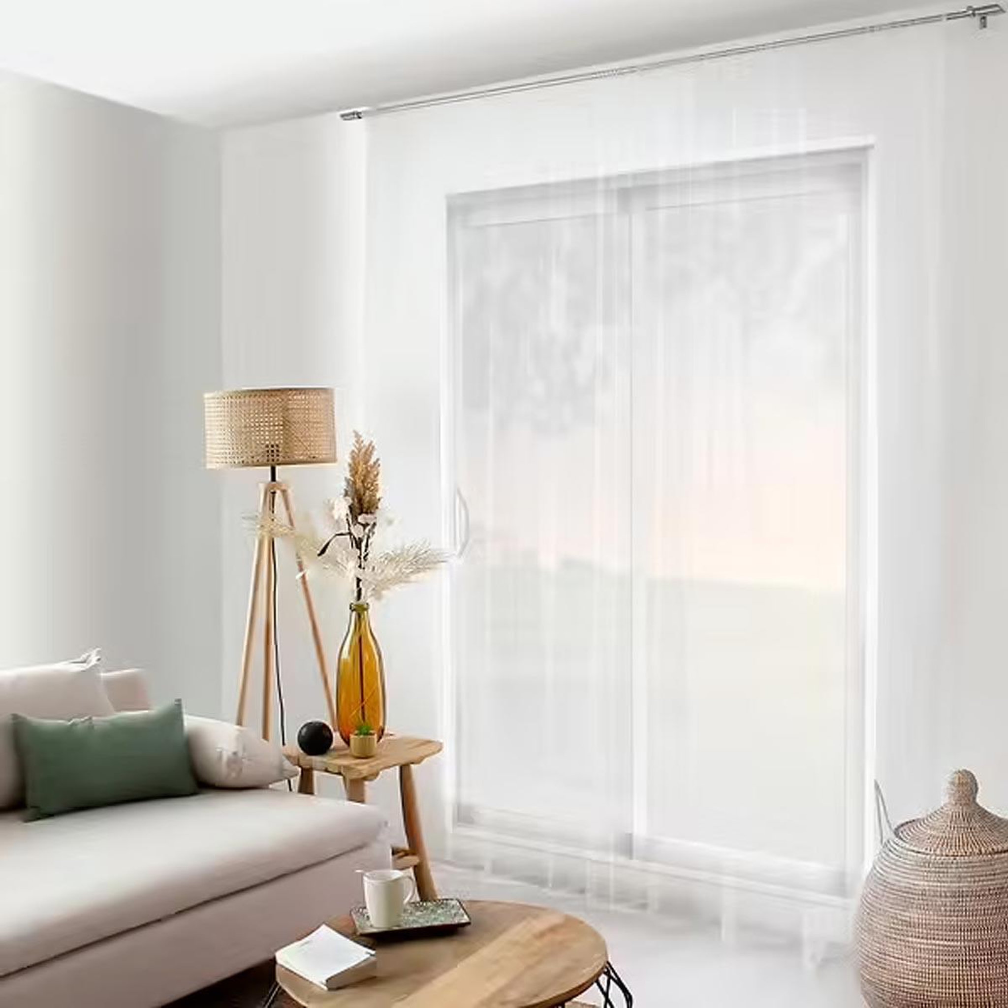 ENJOY HOME Rideau voilage moustiquaire xl  moustik  300x240cm blanc