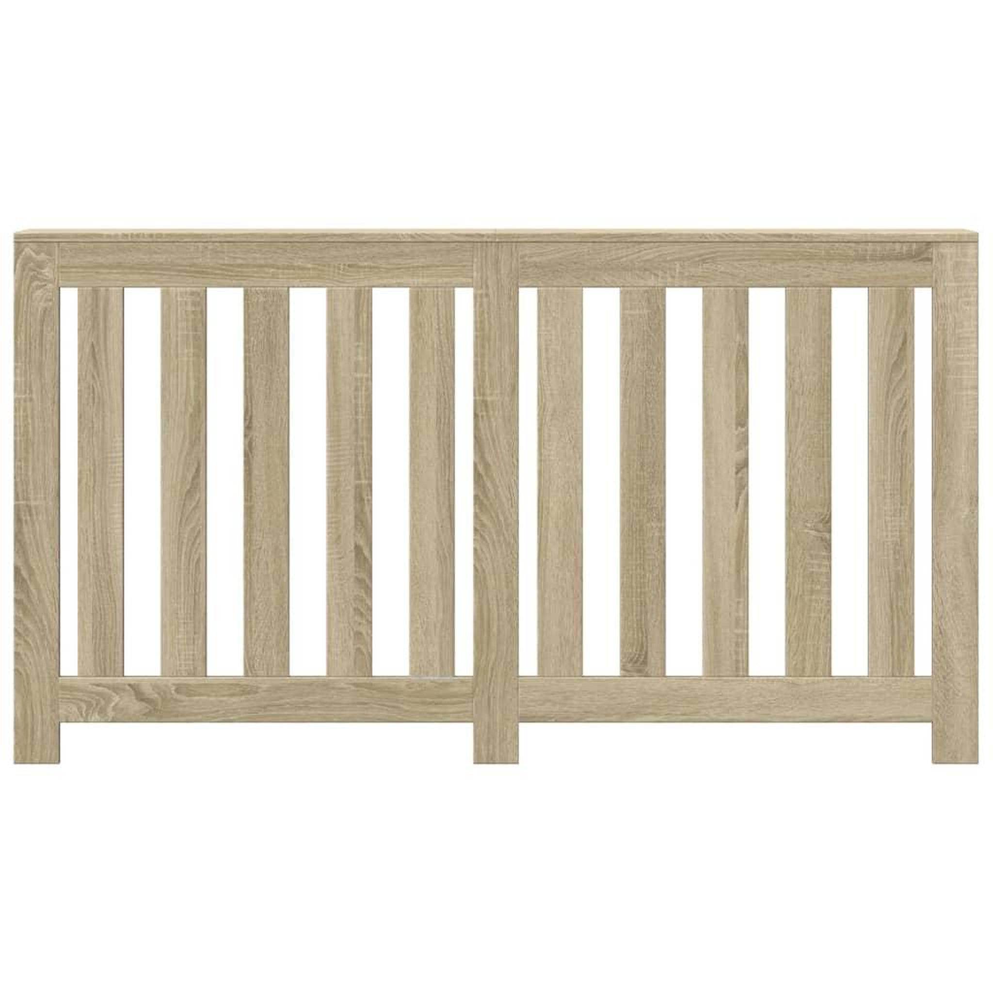 Voir la diapositive 3 : VIDAXL Cache-radiateur chene sonoma 149x20x82 cm bois d'ingenierie