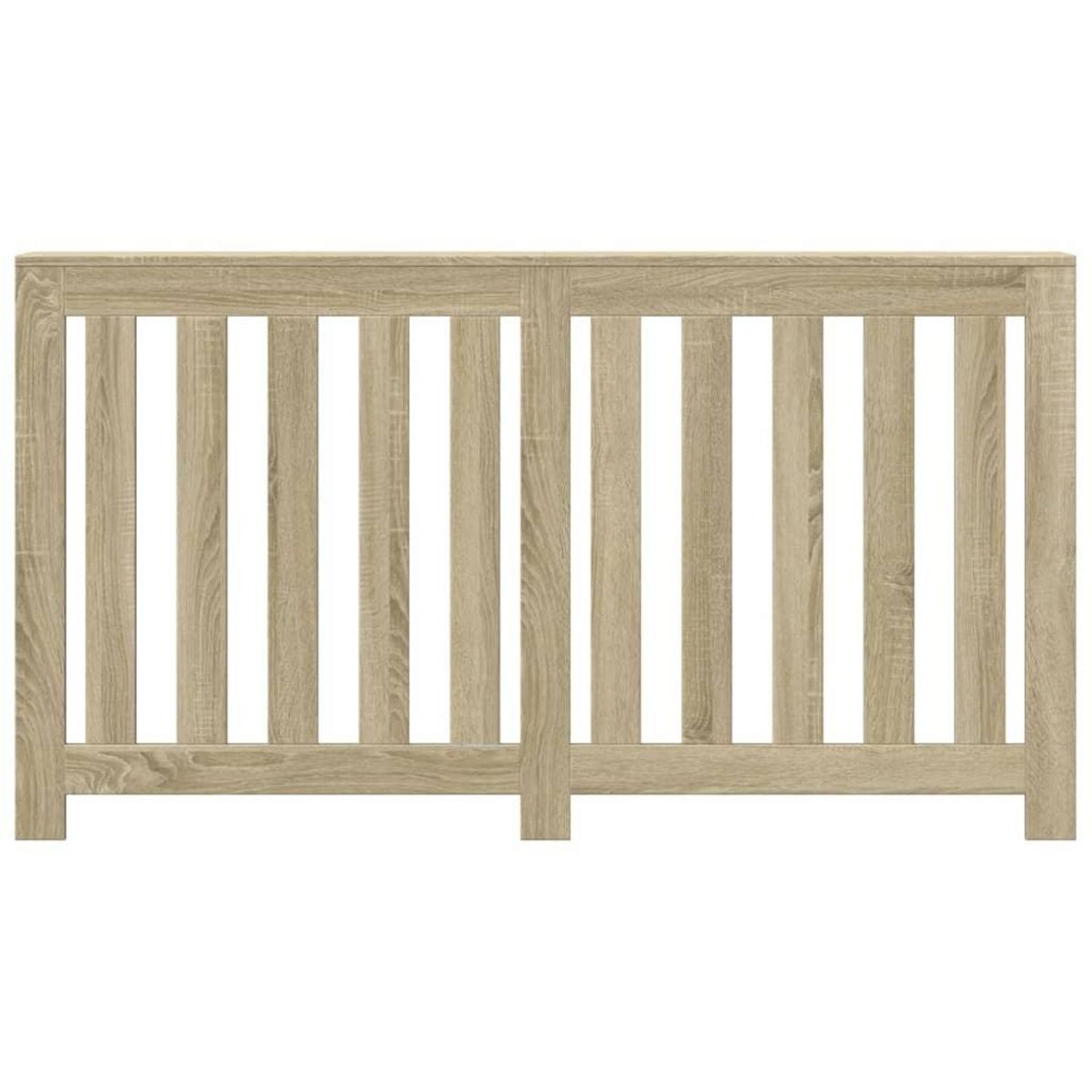 VIDAXL Cache-radiateur chene sonoma 149x20x82 cm bois d'ingenierie