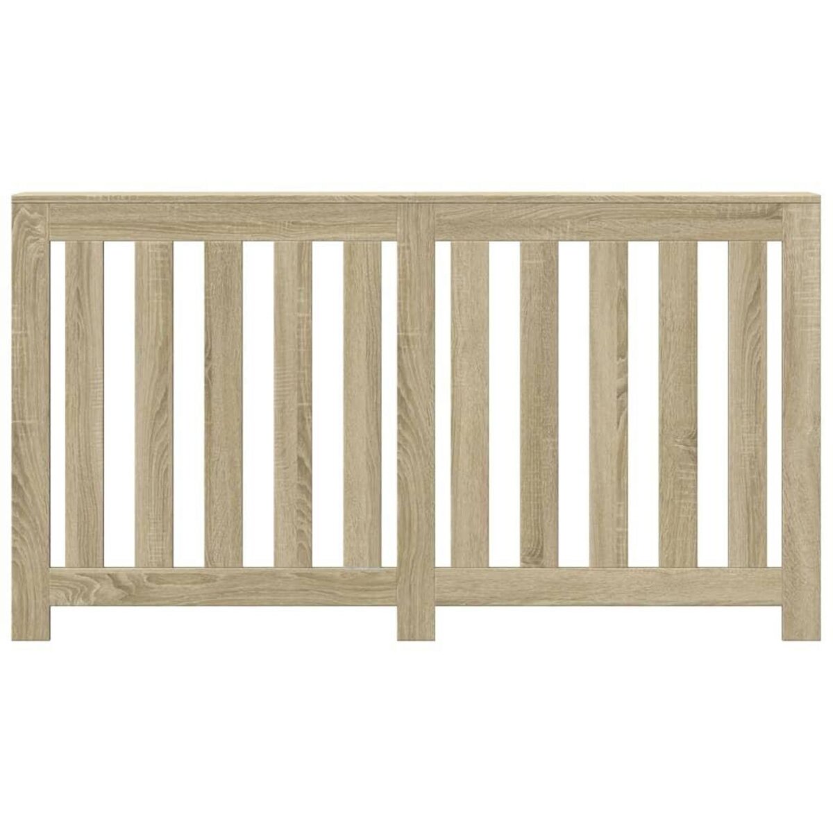 VIDAXL Cache-radiateur chene sonoma 149x20x82 cm bois d'ingenierie