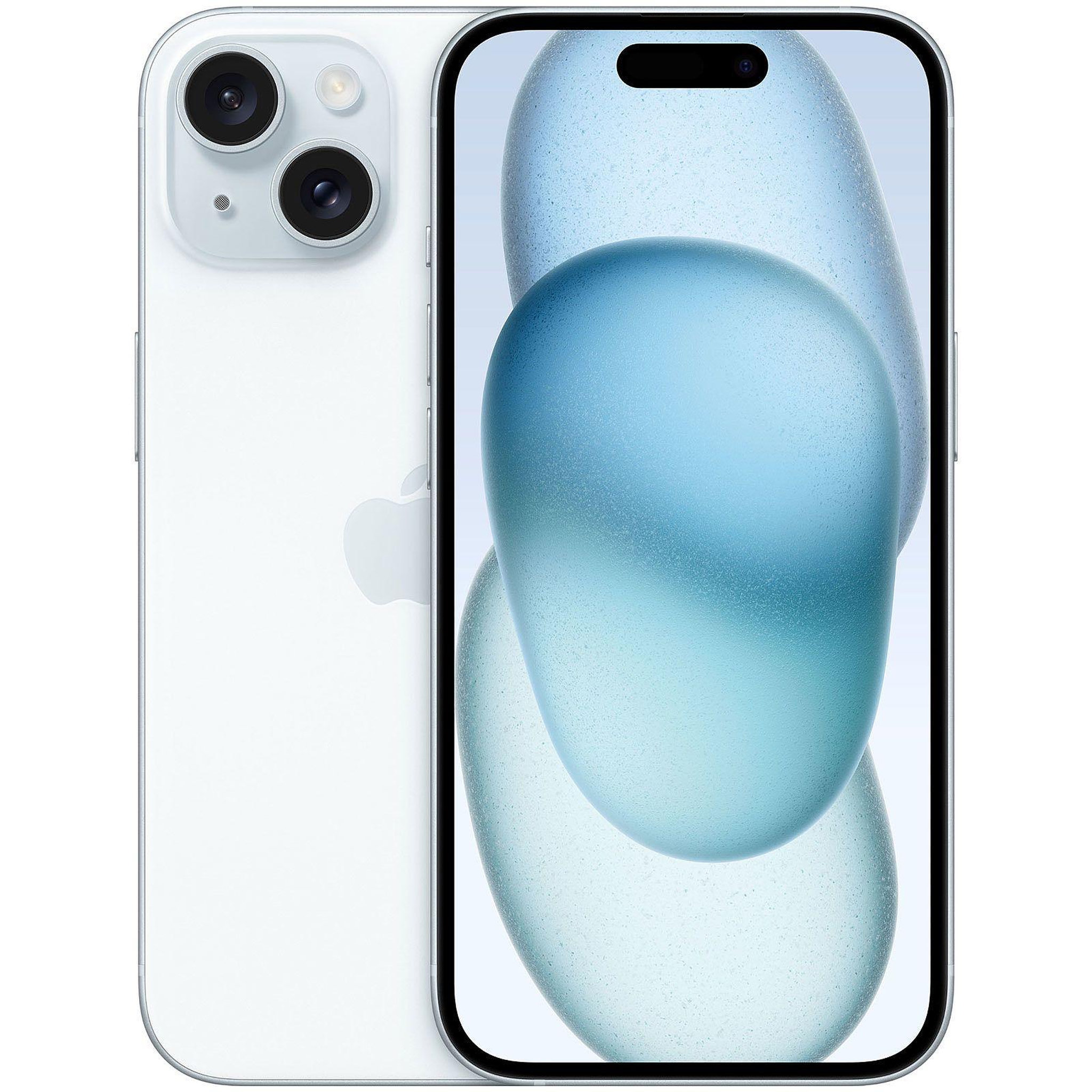 APPLE iPhone 15 Reconditionné 256 Go - Grade A+ - Bleu