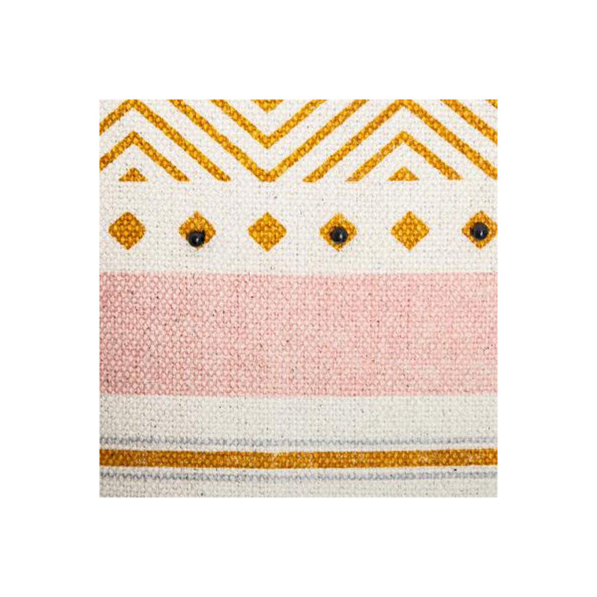 Voir la diapositive 4 : ATMOSPHERA Housse de coussin  rayure perle  40x40cm multicolore