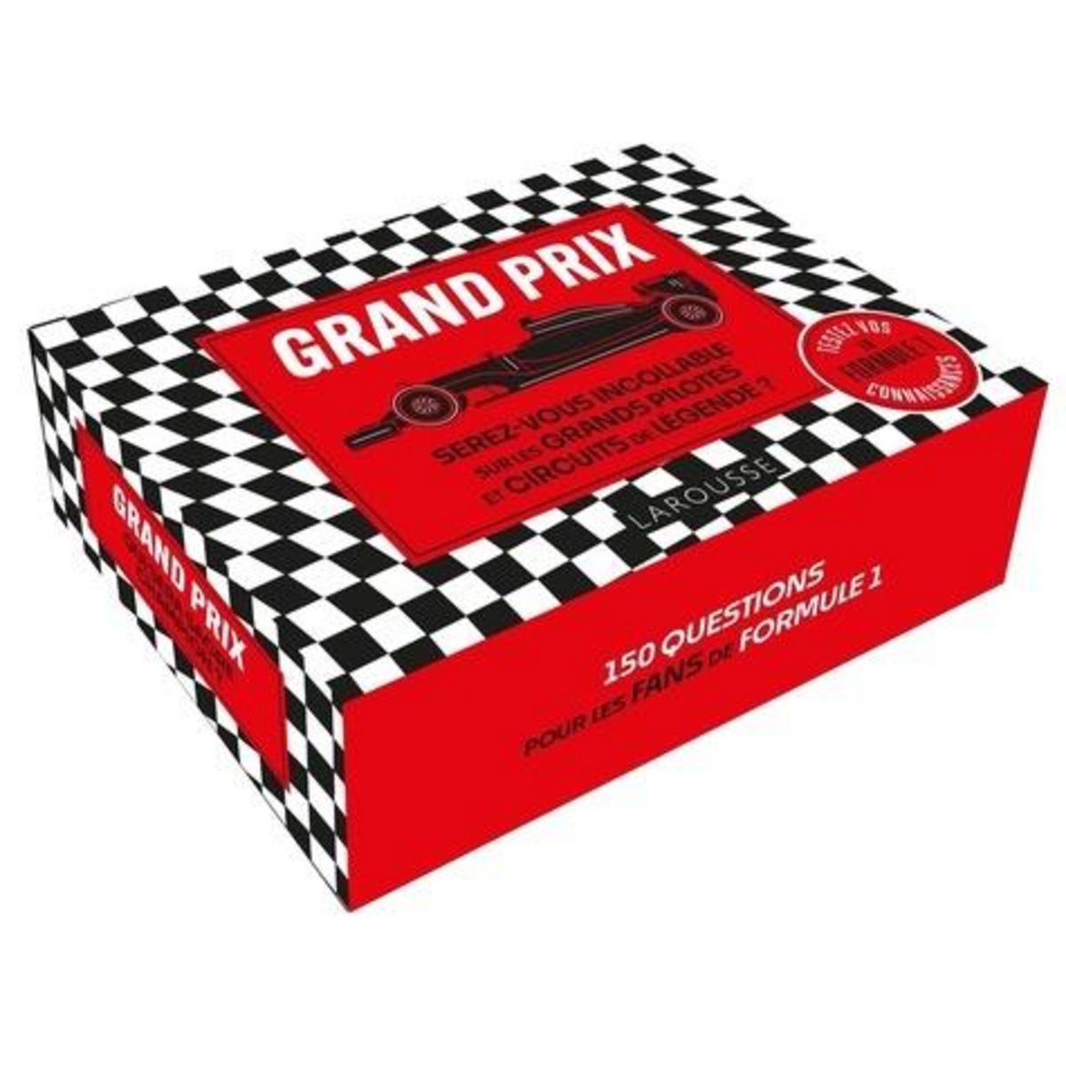 GRAND PRIX. SEREZ-VOUS INCOLLABLE SUR LES GRANDS PILOTES ET CIRCUITS DE LEGENDE ?, Larousse