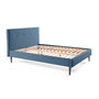 Voir la diapositive 4 : BEST MOBILIER Monet - lit - 160x200 - sommier inclus - en tissu
