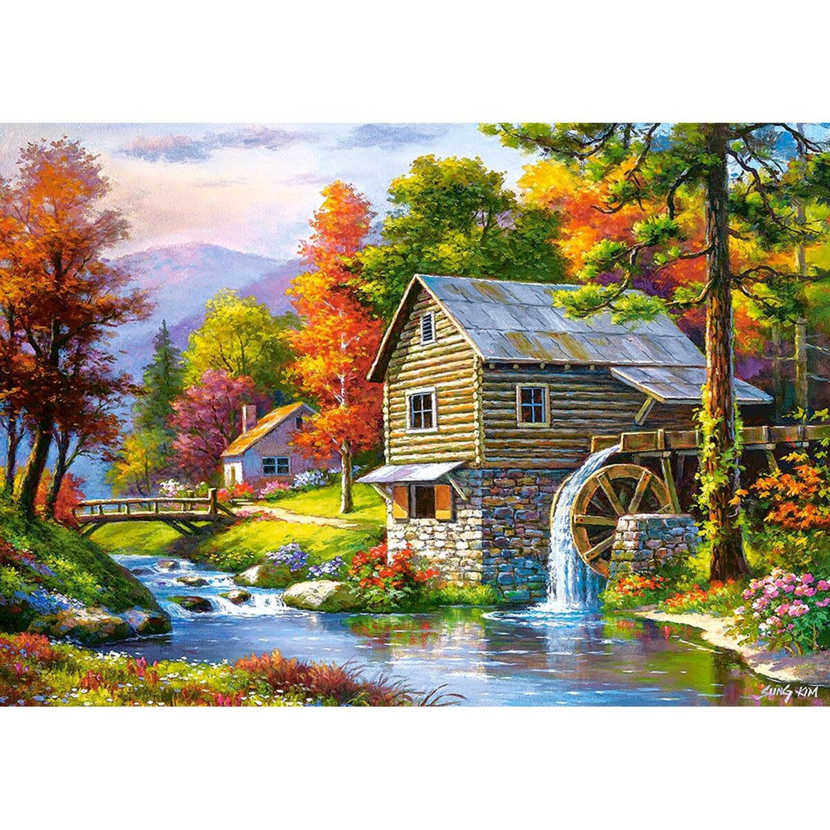 Castorland Puzzle 500 pièces : Vieux moulin