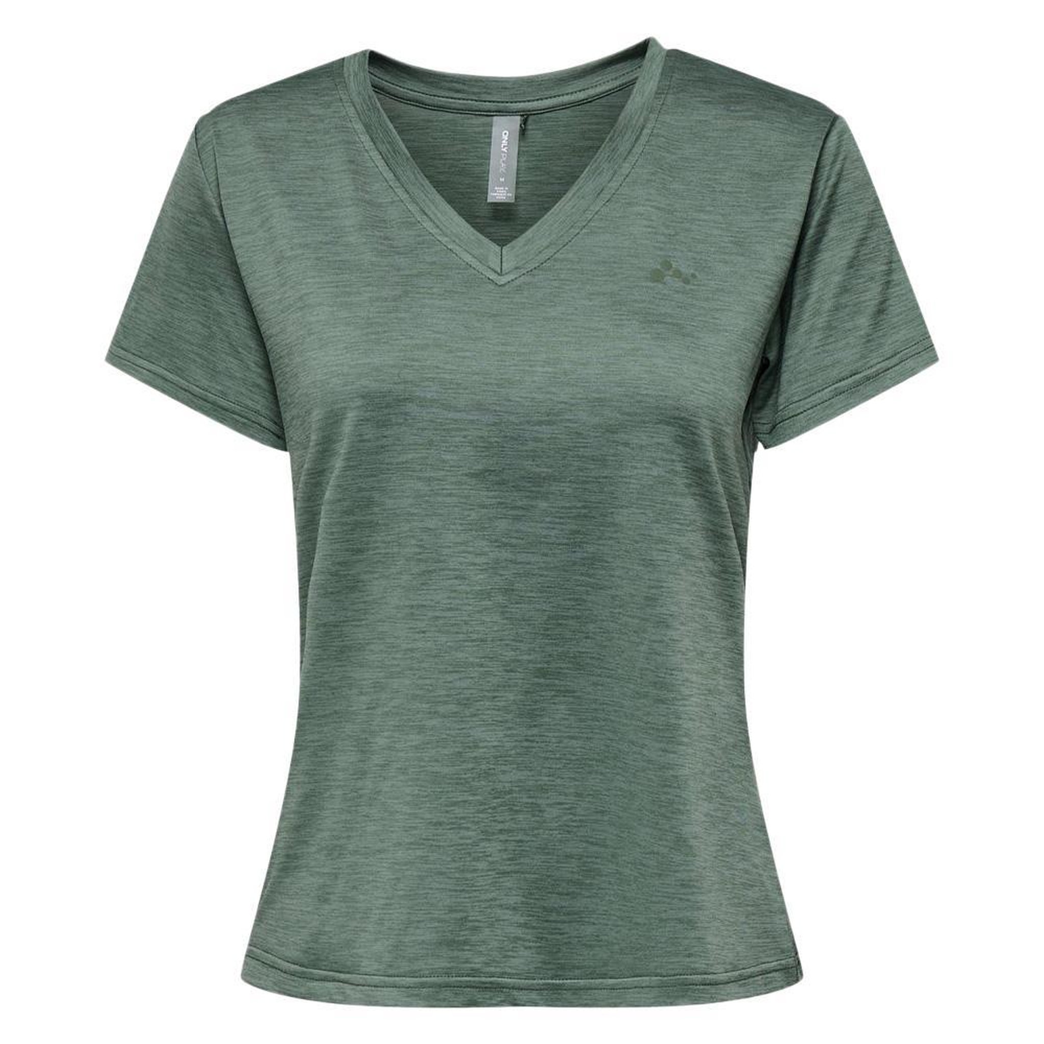 Voir la diapositive 1 : Only T-shirt de Sport Vert Femme Only Core
