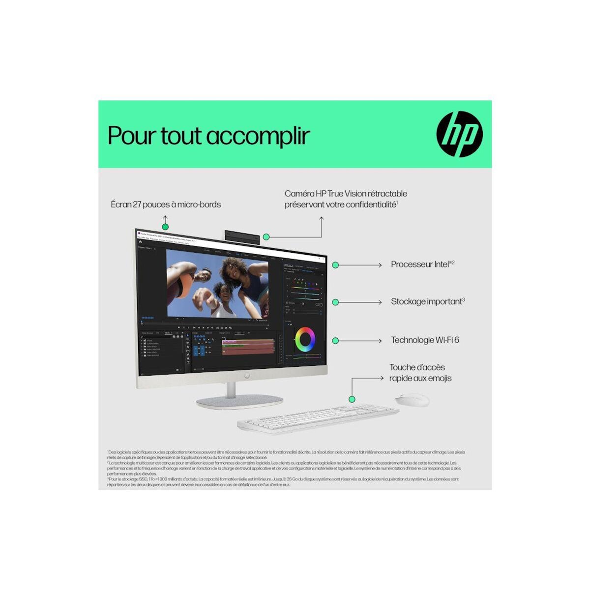 HP Ordinateur tout-en-un 27-cr0008nf