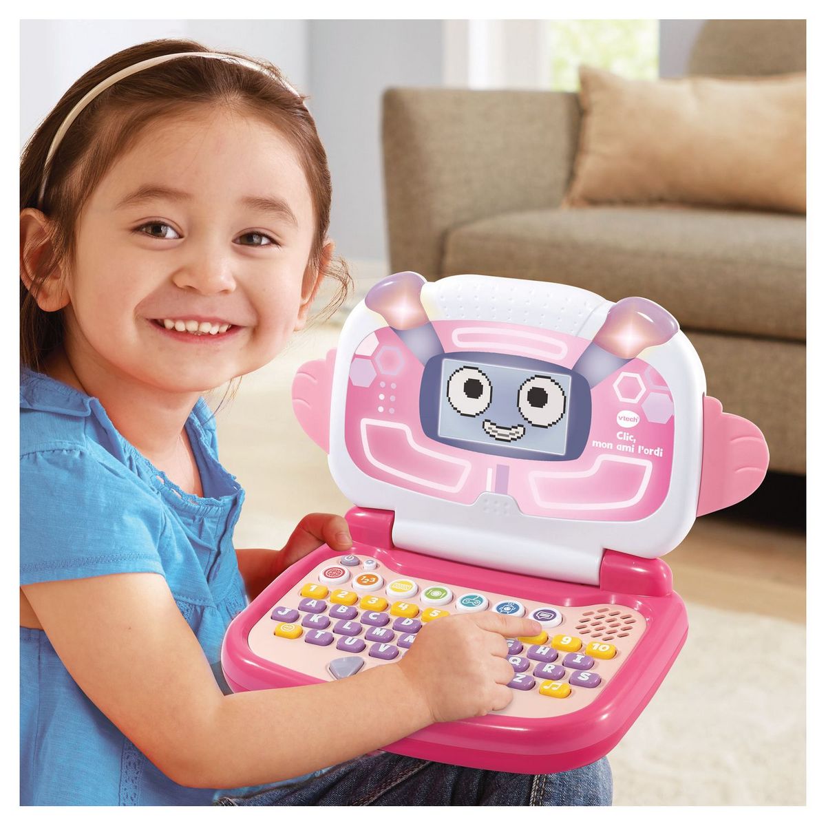 VTECH Clic, Mon ami l'ordi rose 