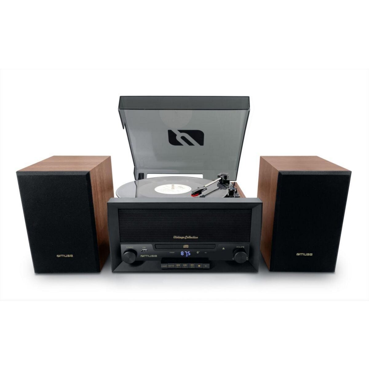 Muse Platine vinyle MT-120 BT Bois