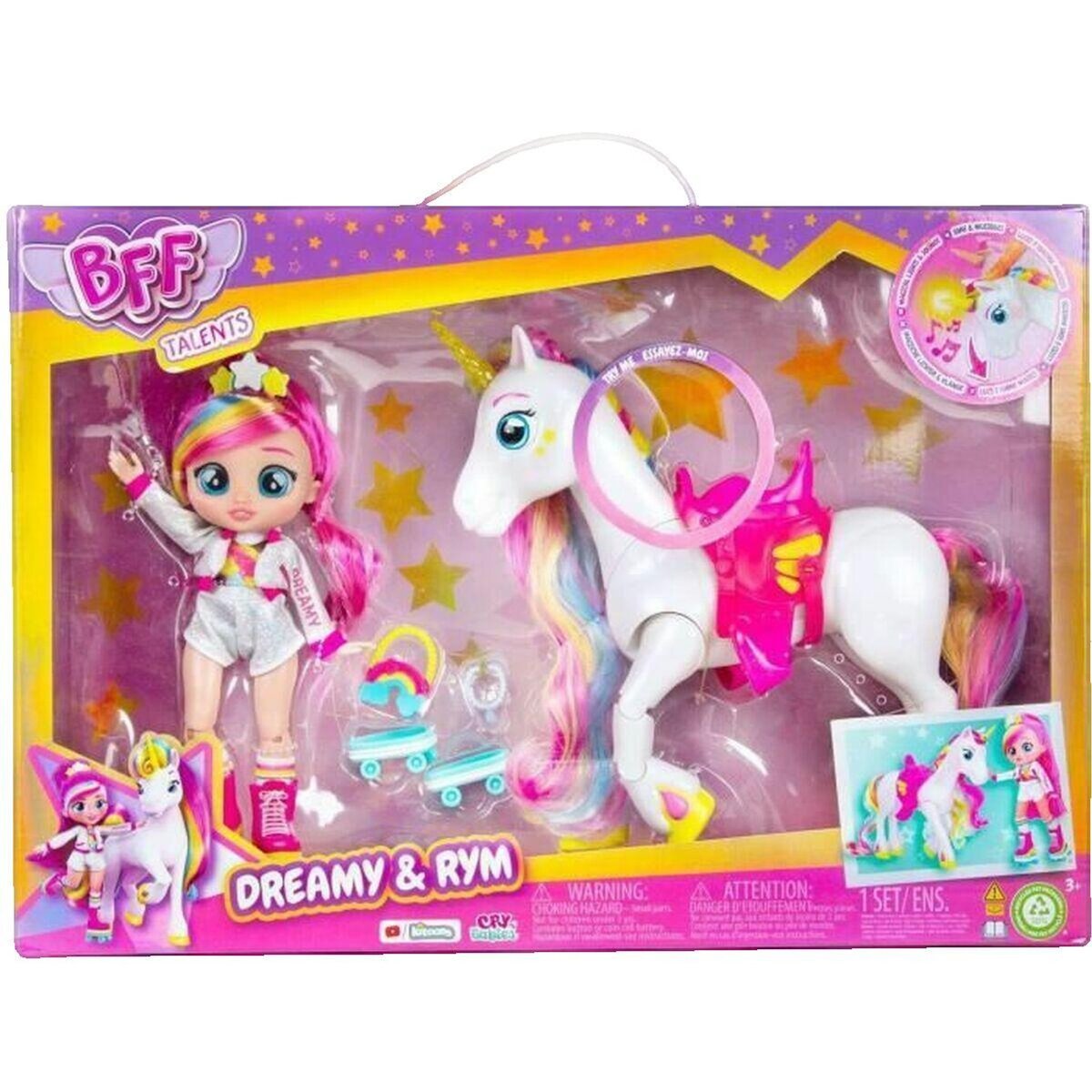 Toi Toys Ensemble poupée tm-toys Dreamy et unicorn interactif
