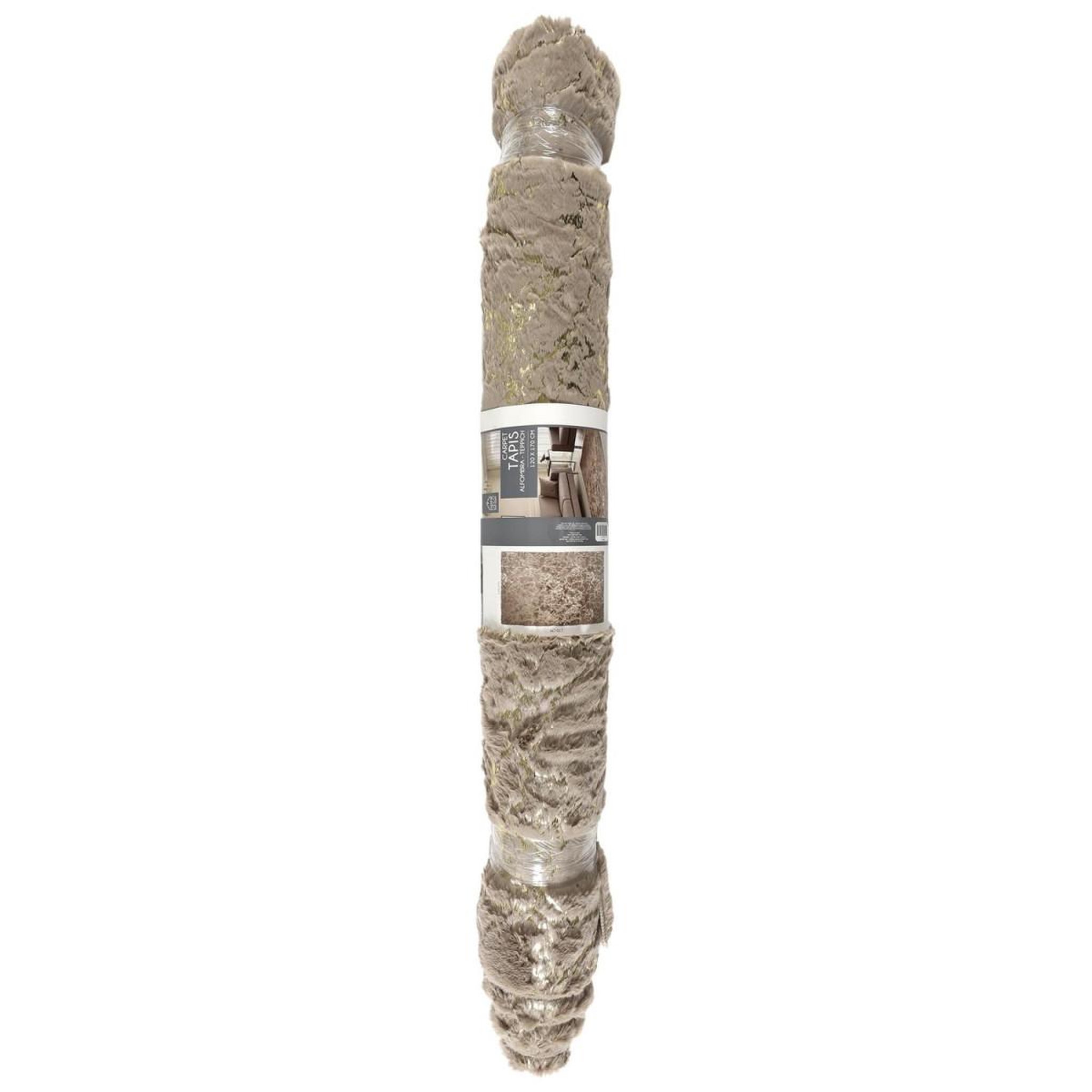 Voir la diapositive 5 : The Home Deco Factory Tapis Imitation Fourrure  Negrada  120x170cm Taupe