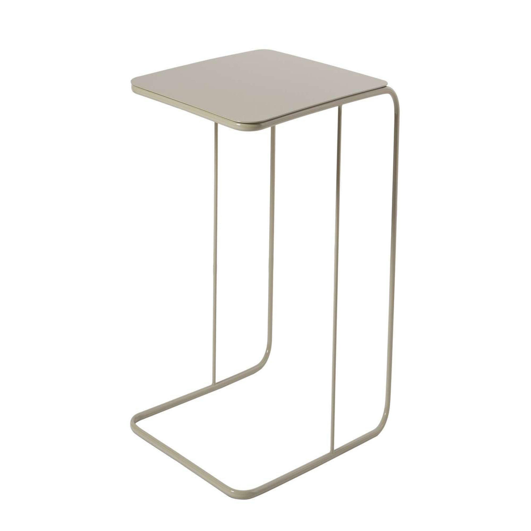 Habitat et Jardin Table d'appoint en métal  poet  47 x 46 x 57 cm - taupe