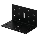 SUKI Equerre acier zingue noire Magnodur 60x60x100, SUKI